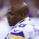 Adrian Peterson of the Minnesota Vikings on the sidelines in a September game, before he was suspended from the team
Dilip Vishwanat/Getty Images